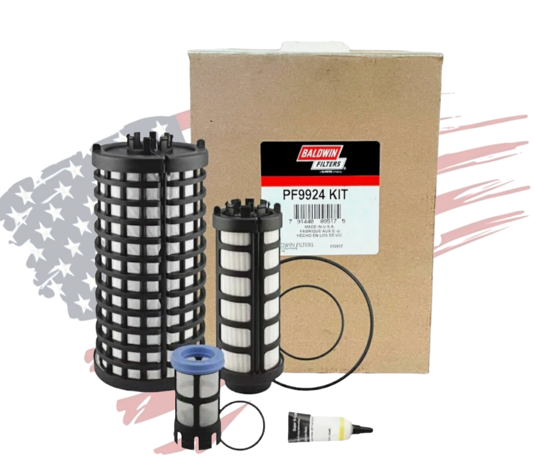 PF9924 Fuel Filter Kit For Detroit Diesel DD13 12.8 DD15 14.8 DD16 15.6L L5091F
