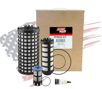 PF9924 Fuel Filter Kit For Detroit Diesel DD13 12.8 DD15 14.8 DD16 15.6L L5091F